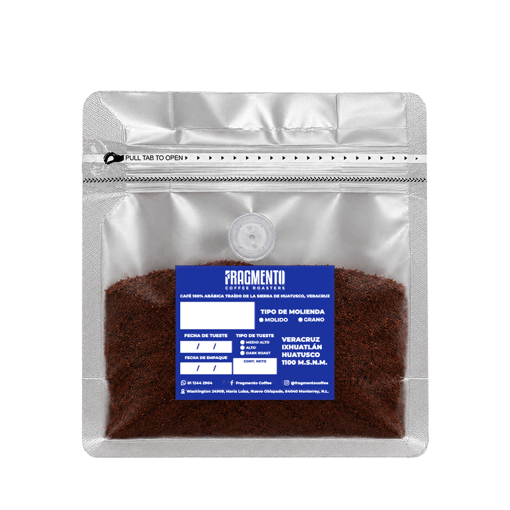 Café Descafeinado Fragmento 250 G Transparente